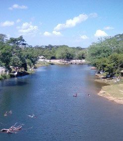 Macal River in San Ignacio Belize