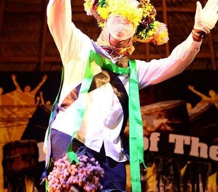 Jankunu dancer