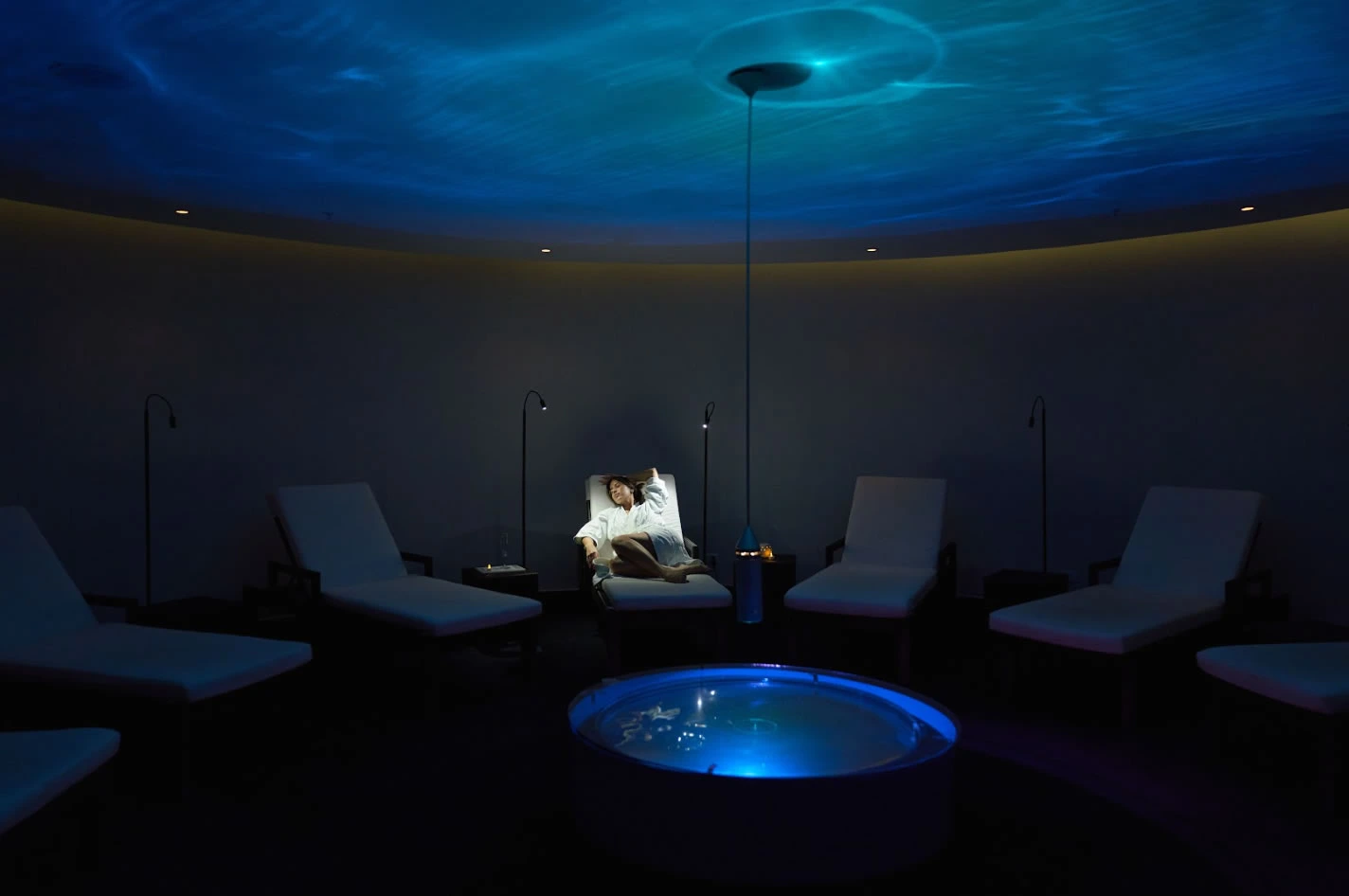 Spa relaxation area