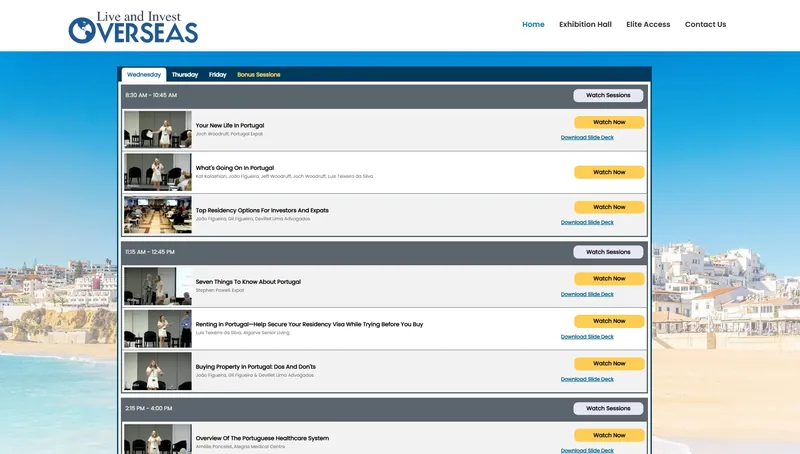 Conference on-demand recording platform