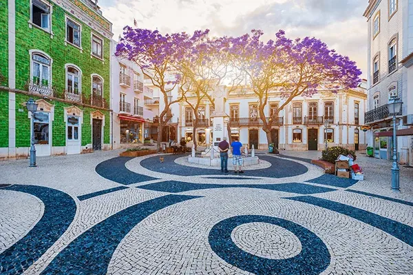Scenic coastal town of Cascais, Portugal