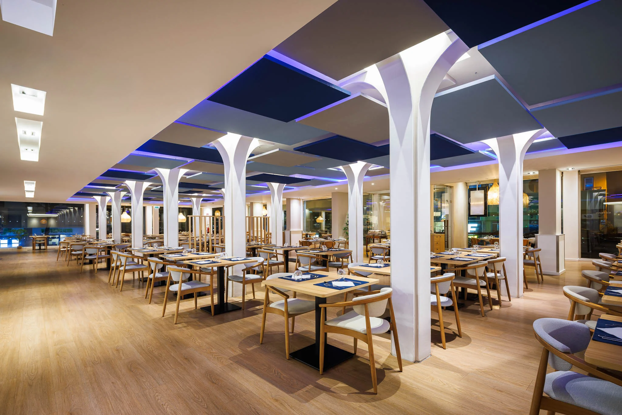 Buffet Restaurant & Ocean-View Dining Terrace