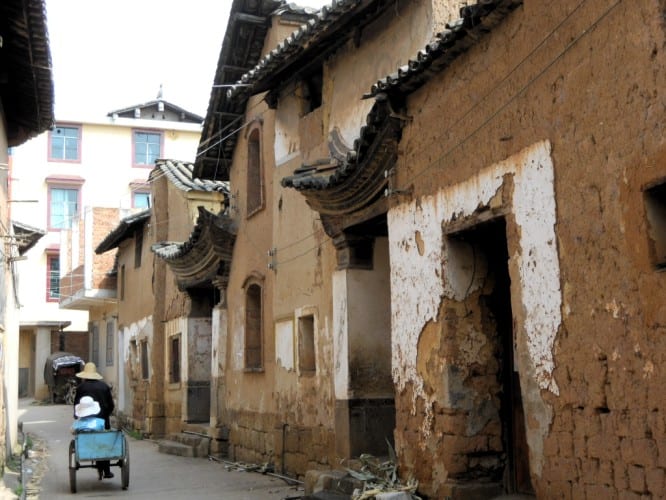 Mud Huts in Tonghai, China