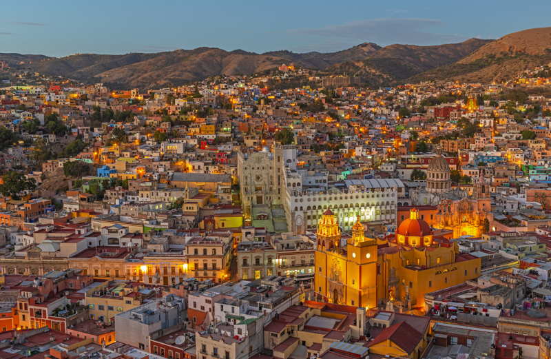 guanajuato in mexico colonial city