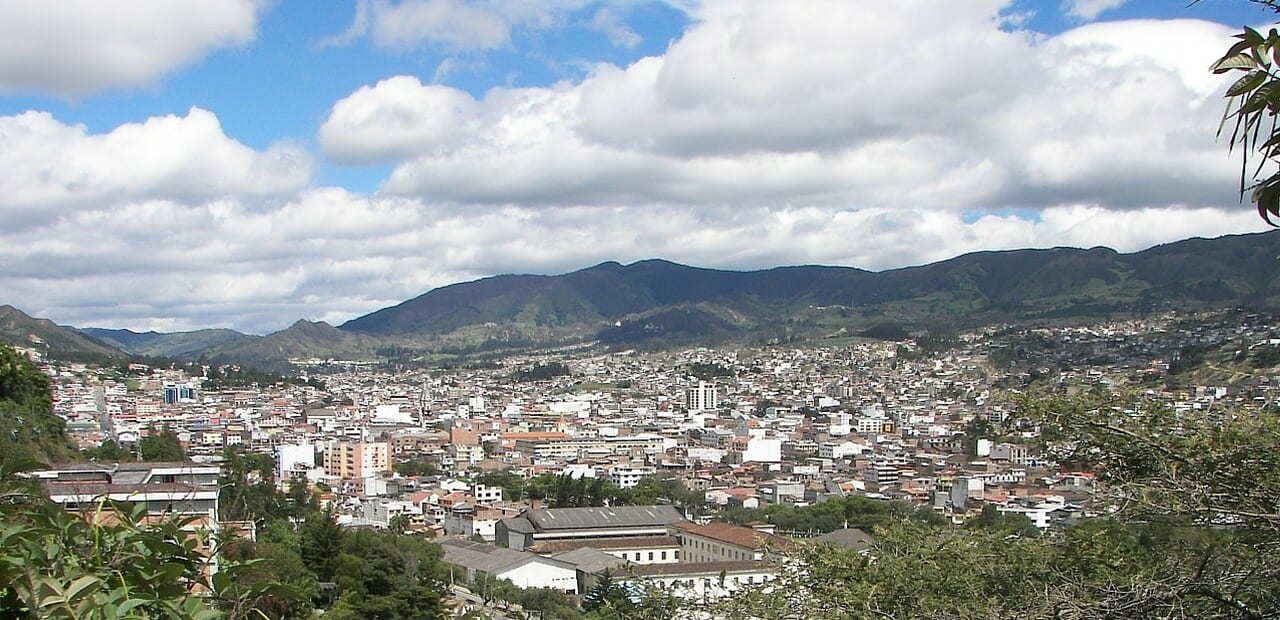 city view of Loja, Ecuador