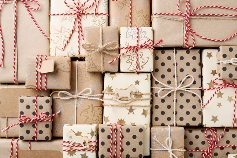 Homemade gift boxes in Boxing Day