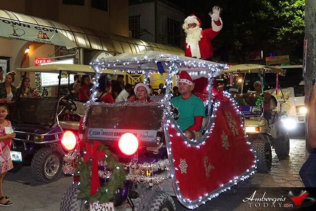 Love FM Christmas Parade in Belize