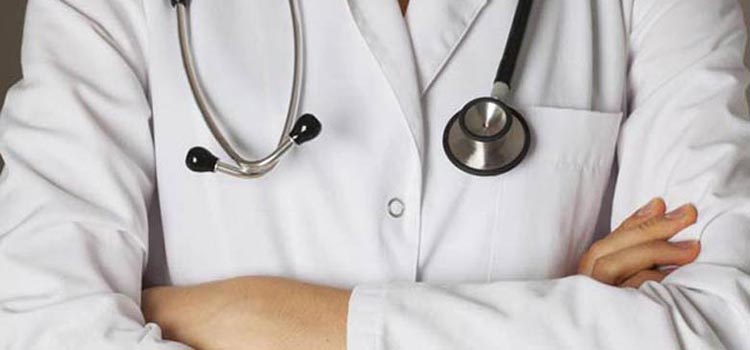 Close up of a doctor with stethescope