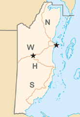 Belize road map shows its four main highways: Northern, Western, Hummingbird, and Southern