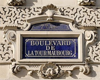 A Street Sign in Paris' 7th Arrondisement