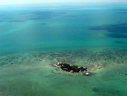 An island off Belize