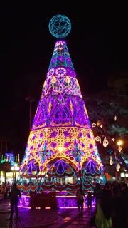 Christmas tree in Medellin, Colombia