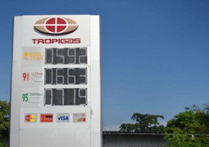 Gas prices in Panama