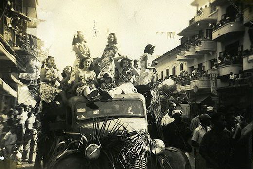 Carnaval celebrations in Panama City 1946