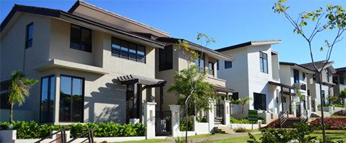 Townhomes in the Nativa residential development at Panama Pacifico