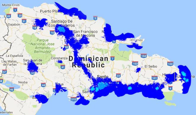 a map of the dominican republic. infrastructure in the dominican republic