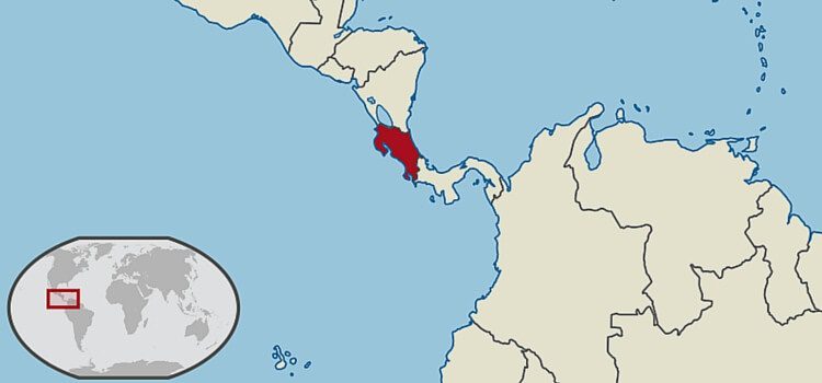 Map Of Costa Rica Live And Invest Overseas