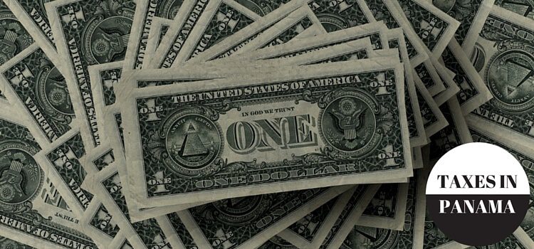 Ta In Panama Tax Rate Rates A Stack Of Us Dollar Bills Used To Pay Ta In Panama