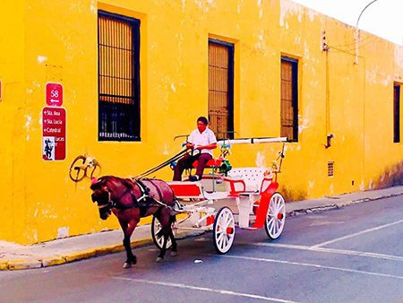 Streets of Merida, Mexico