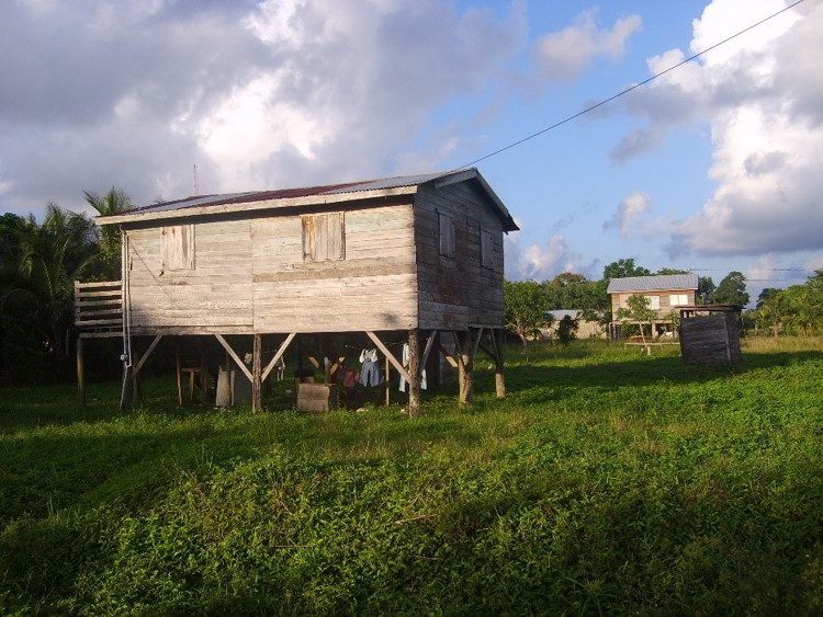 A rustic house in Belize