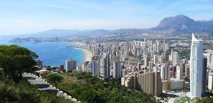 Aerial view of Alicante, Spain. Run A Business