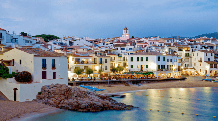 The small beaches in the middle of the village and the many isolated rocky coves where I swam in the sea with my father were all just as I remembered them.