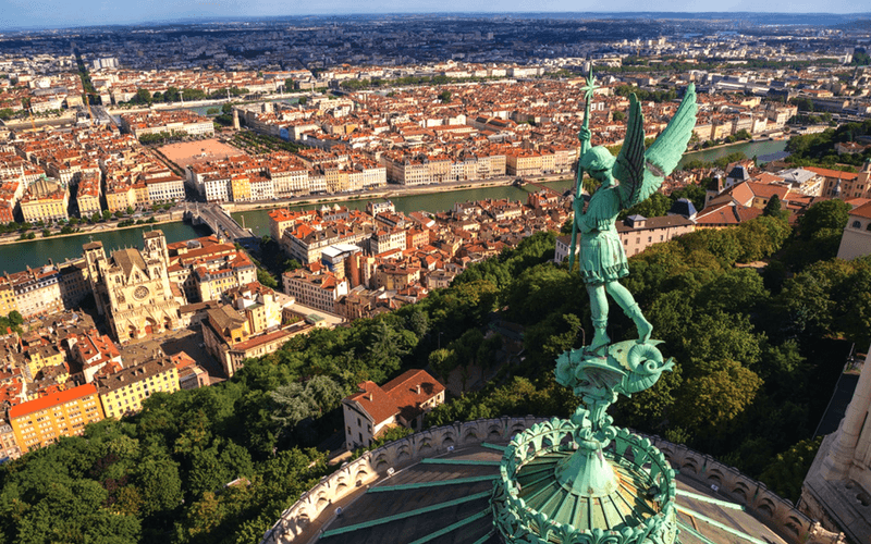 We crossed Lyon off the list quickly because of its cold winter weather.