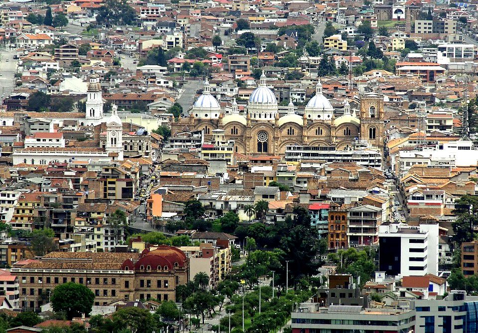 view of downtown Cuenca Ecuador