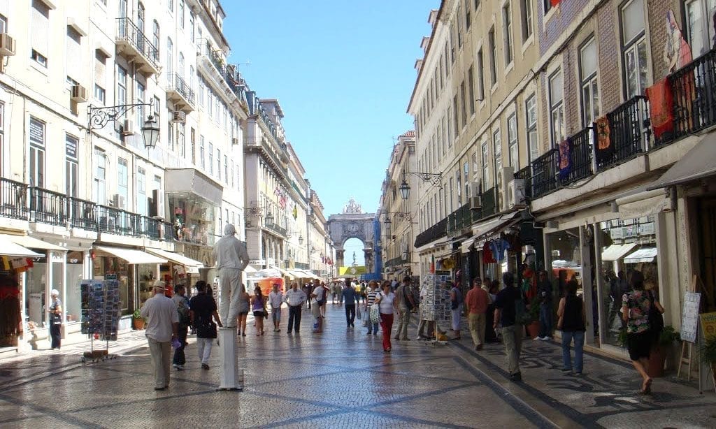 Rua Augusta, Lisbon Portugal