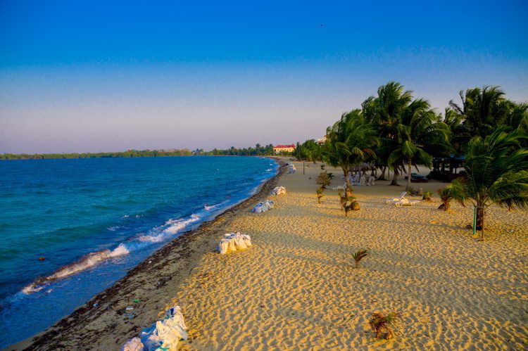 Placencia beach in Belize