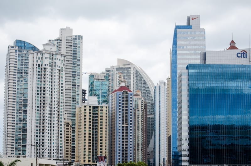 Punta Pacifica buildings in downtown Panama City, Panama. 