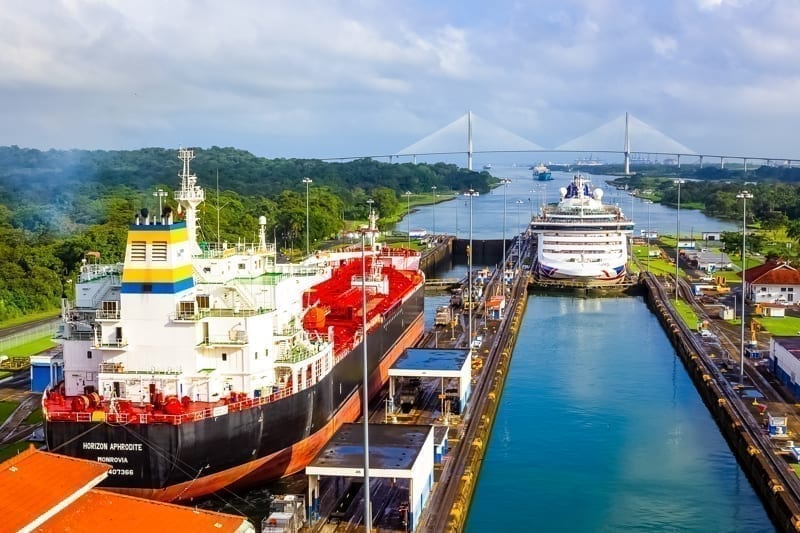 Panama Canal, Panama. 