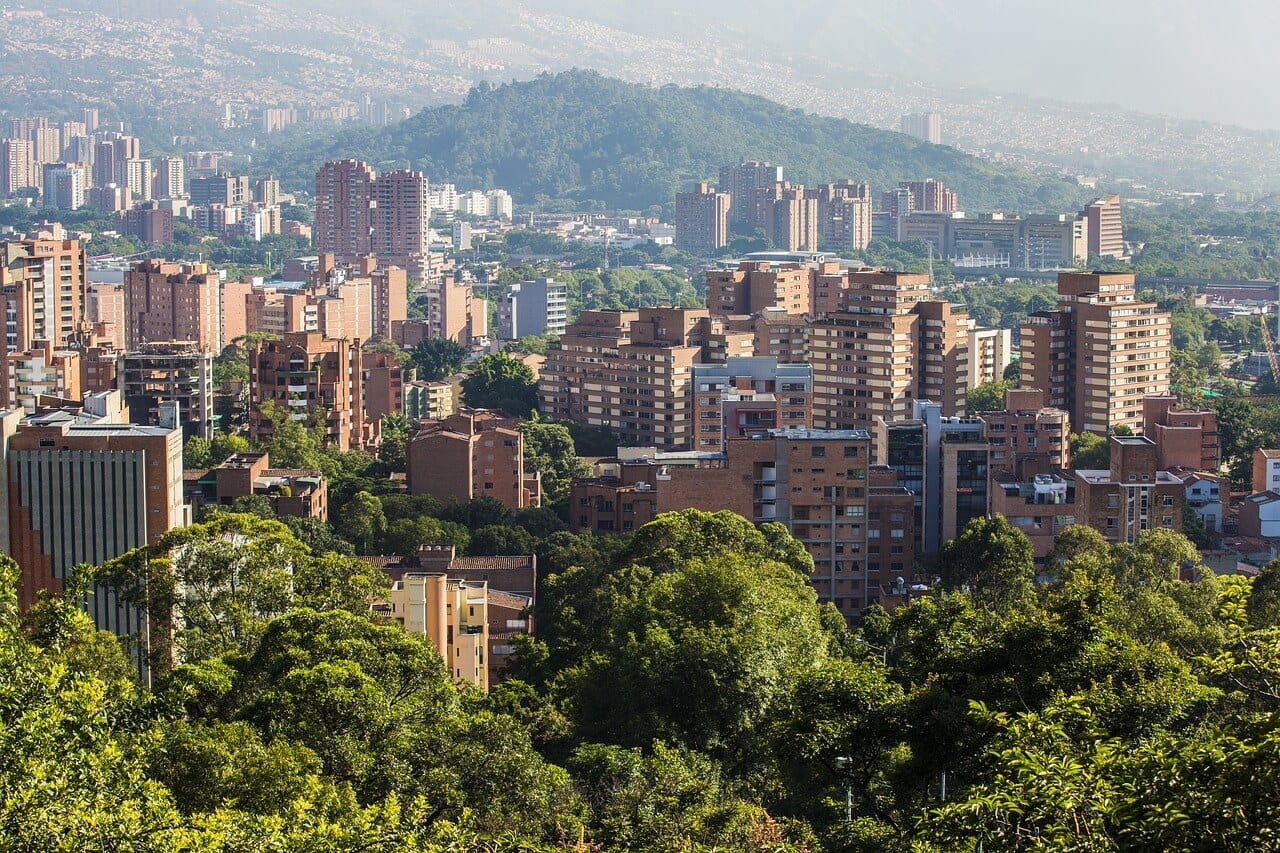 Medellin city view
