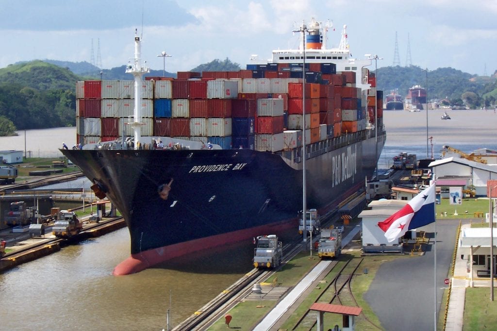 Panama Canal Ship