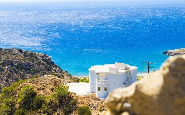Crete house on the Mediterranean