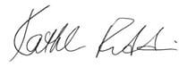 Kathie signature