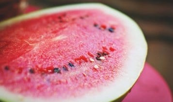 close up picture of a watermelon