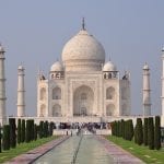 Front of the Taj Mahal