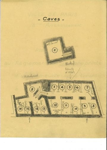 Paris Apartment Cave Map