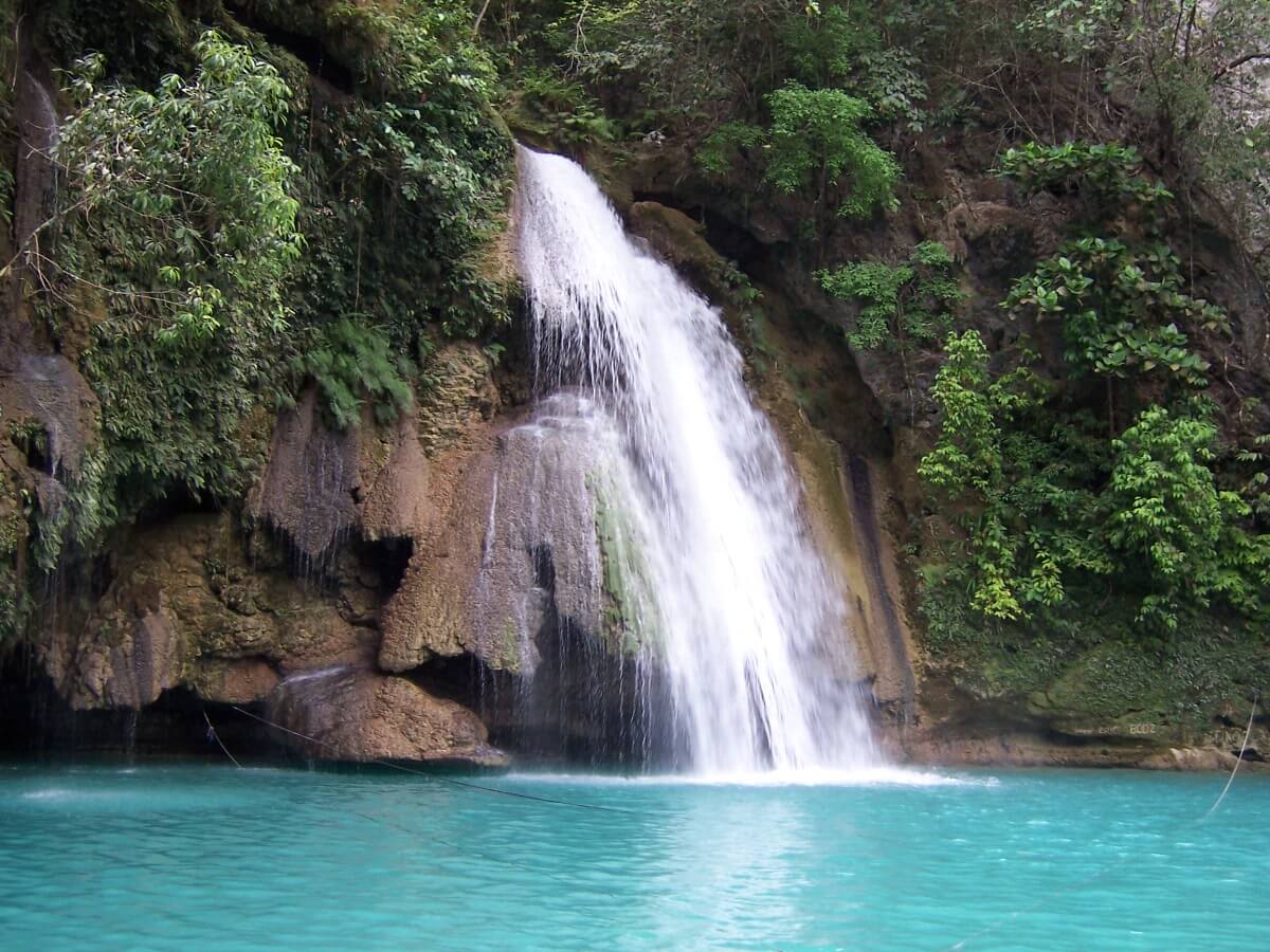 Kawasan Falls, Cebu, Philippines.