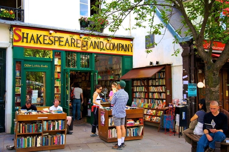 Shakespeare and Company bookstore