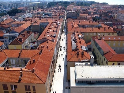 Zadar, Croatia. infrastructure in croatia