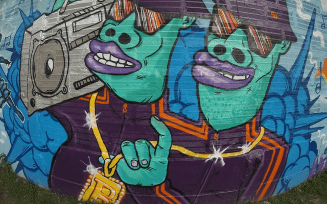 Street art in medellin