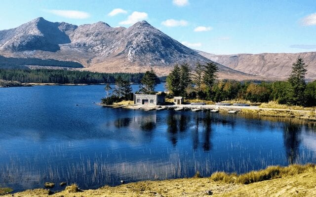 A house by a lake in Ireland. One of the best countries for expats