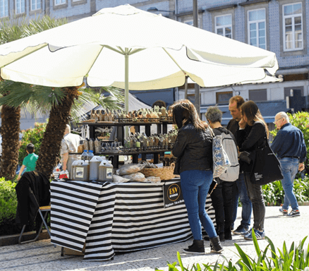 Catch the Mercado Porto Belo every Saturday in Porto