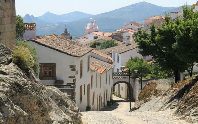 A quiet street in Alentejo, Portugal