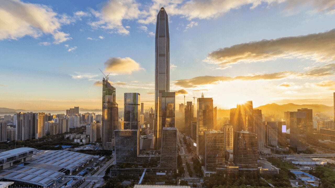 View of Shenzhen cityscape