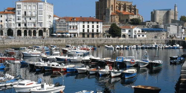 Castro harbour, Spain