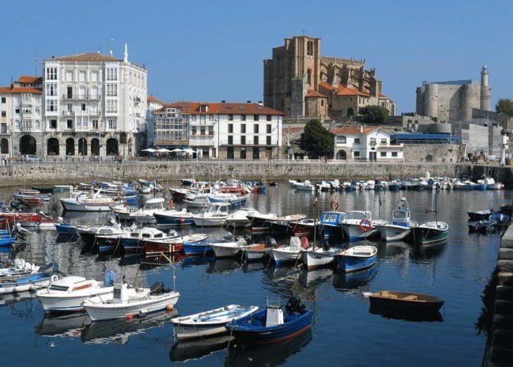 Castro harbour, Spain