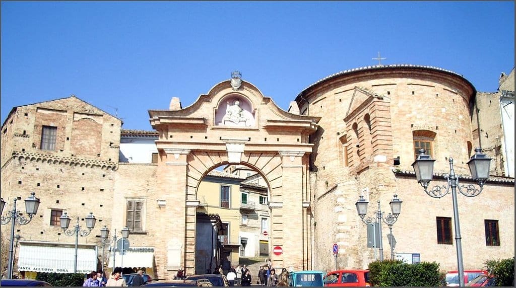 the medieval town of Penne, Abruzzo